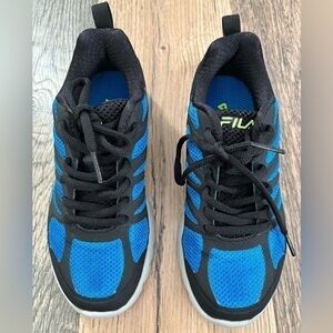 Boys Fila Shoes‎ Galaxia 2 Blue Black Sz 1